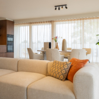 One Harbour - modelappartement - leefruimte