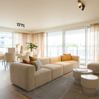 One Harbour - modelappartement - leefruimte