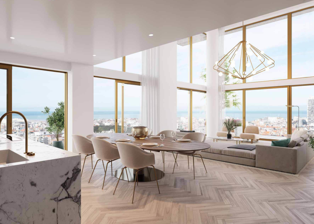 INVEST+ interieur appartement Sky Towers