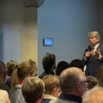 Burgemeester van Oostkamp - Jan de Keyser op het infomoment The Greens