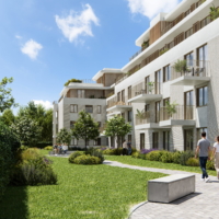 The Dunes - Bredene - binnenplein zicht op FASE 1