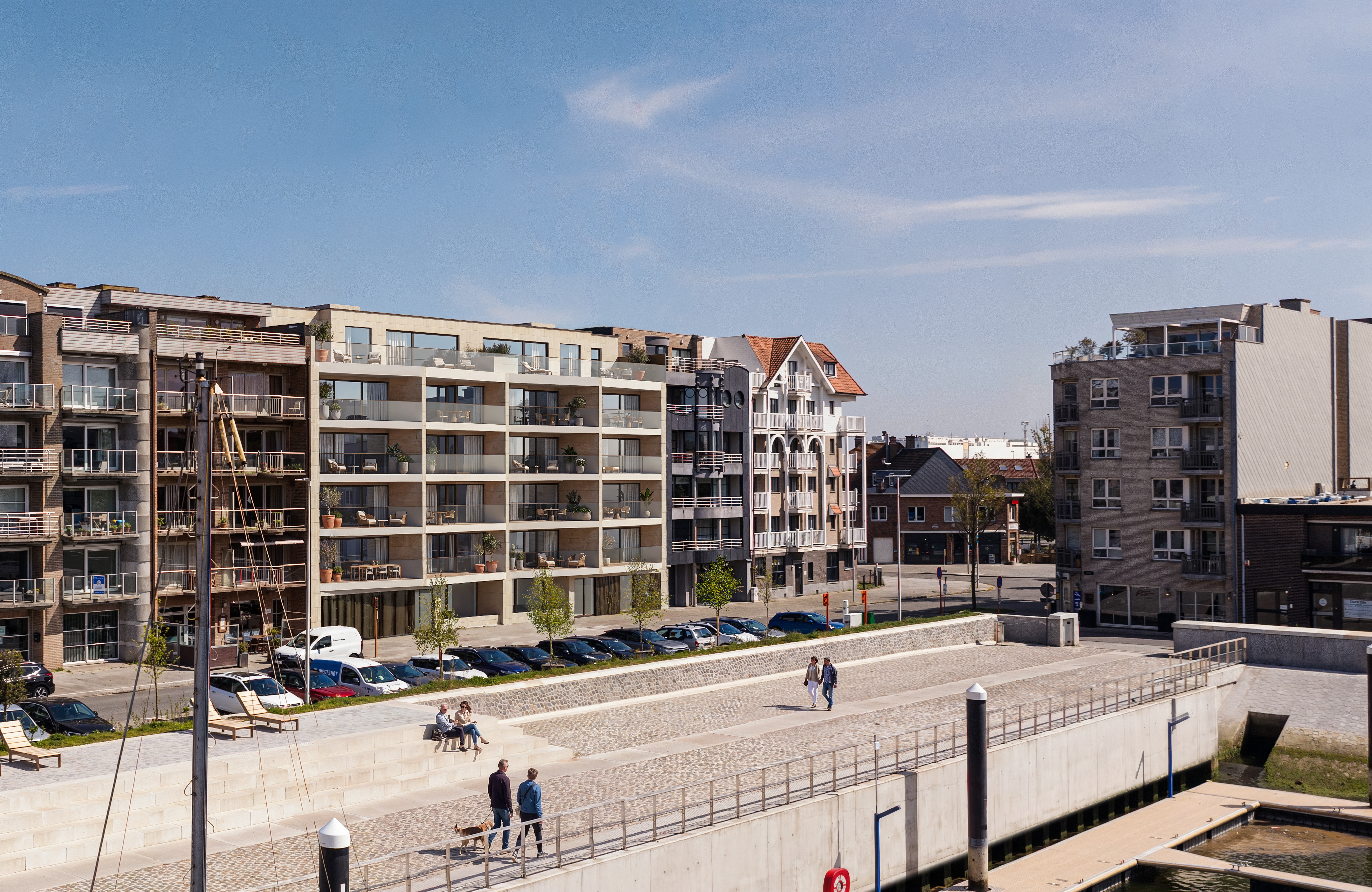 DOCKSIDE - ZEEBRUGGE - FRONT VIEW
