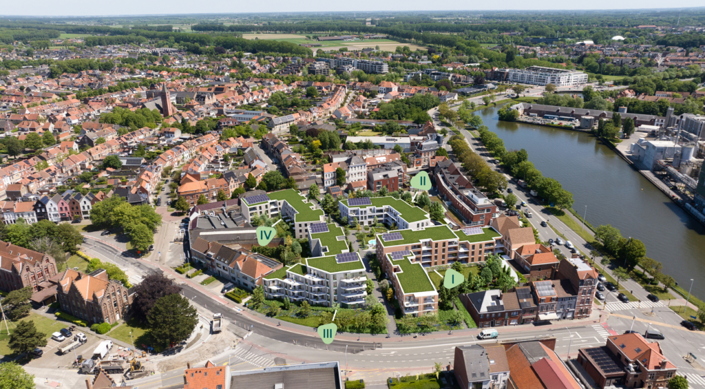 Fort Lapin fasering - dronebeeld